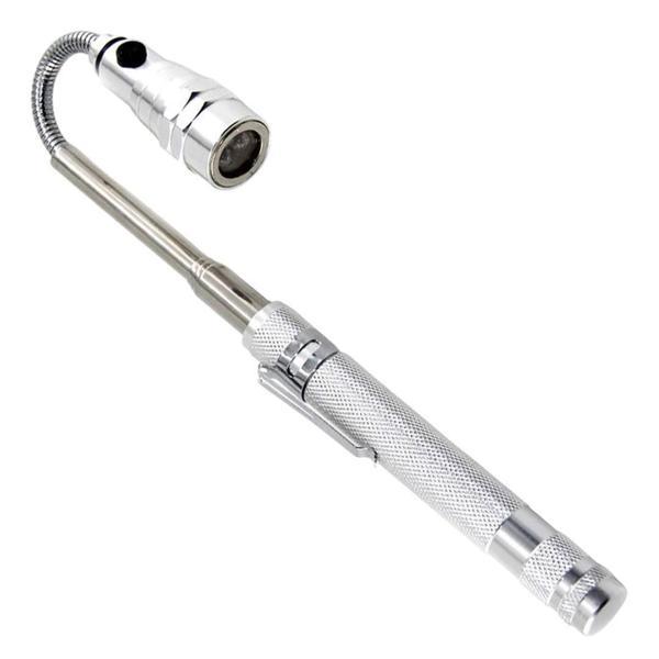 Powermaster MX-2808 Mıknatıslı 360 Derece Döner Başlıklı 3 Ledli Beyaz Işık El Feneri  - Image 1