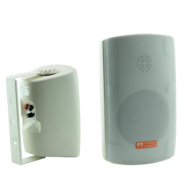 Magicvoice MV-38 11 Cm Trafolu 50 W Beyaz Sütun Hoparlör 2'li Takım - Image 1