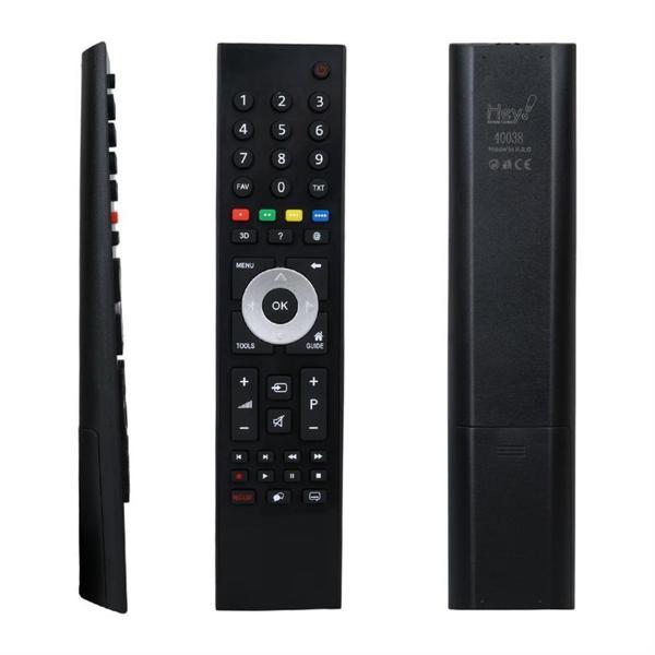 Hey Arçelik Beko Gri Göbek 3D Tuşlu Lcd Led TV Kumanda - Image 1