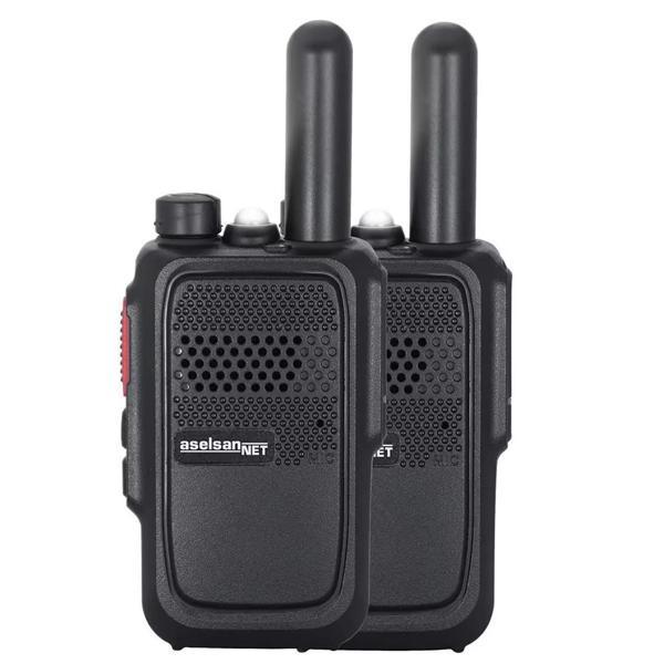 Aselsan Pm-580 Pmr Şarj Dahil İkili El Telsizi (10 Km)(16 Kanal + 121 Alt Kanal) - Image 1