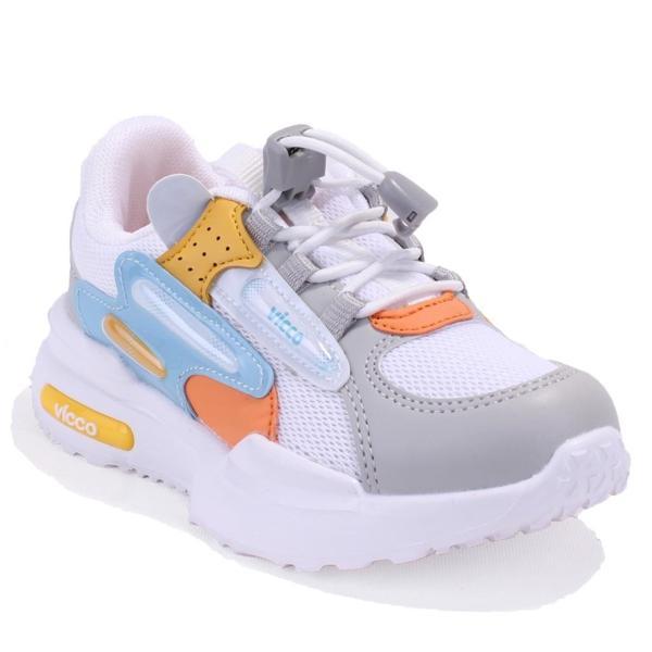 Vicco Cecelia 346F25Y167 Beyaz Ortopedik Günlük Kız Çocuk Spor Ayakkabı - Image 1