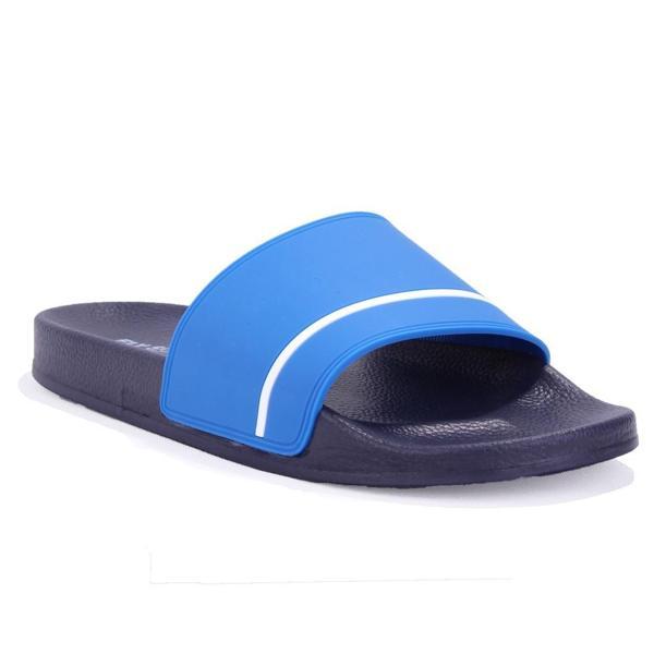 Fly Soft S263050 Mavi Beyaz Günlük Ortopedik Erkek Spor Terlik - Image 1