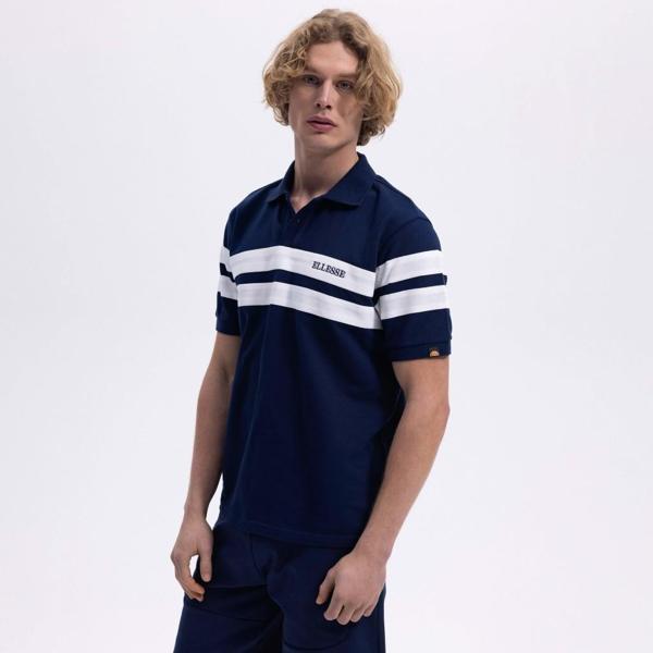 Ellesse Erkek Lacivert Polo Yaka Tişört EM396 - Image 1