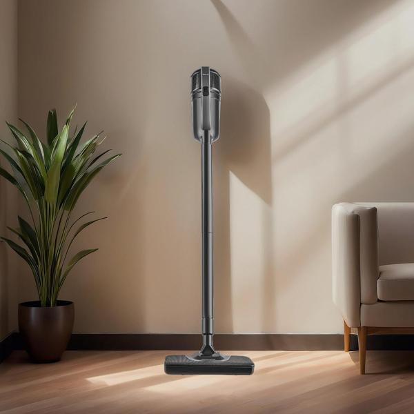 Homend Dustrider 1265H 2 in 1 Kablolu Toz Torbasız Dikey Süpürge Siyah Gri  - Image 1
