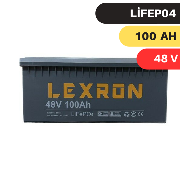 LEXRON 100 A 100 Amper 48V LİTYUM LiFePo4 AKÜ - Image 1