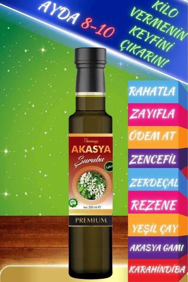 Bizim Hekim Acacia Akasya Gamı Şurubu 250 Ml Ödem Atmaya Yardımcı Detox Şurubu - Image 1