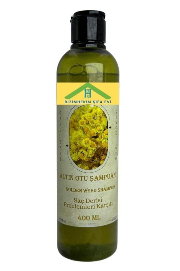 Bizim Hekim Altın Otu Şampuanı Kepek Günlük Bakım Şampuanı Biotin - Altın Otu 400 Ml - Image 1