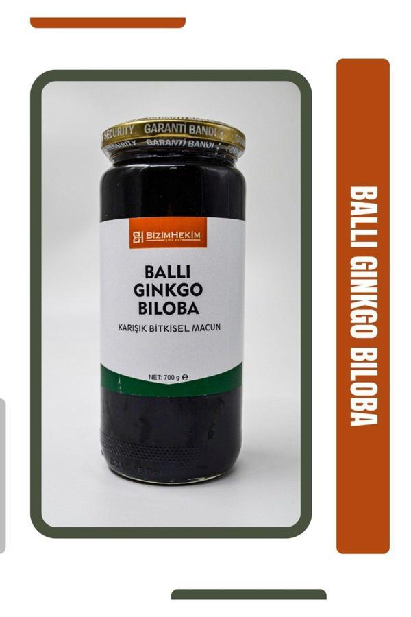 Bizim Hekim Ballı Gınkgo Bıloba Bitkisel Karışımlı Macun 700 Gr Doğal Ve Bitkisel İçerik - Image 1