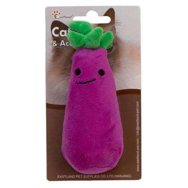 Eastland Catnipli Hışırtılı Peluş Patlıcan 13cm - Image 1