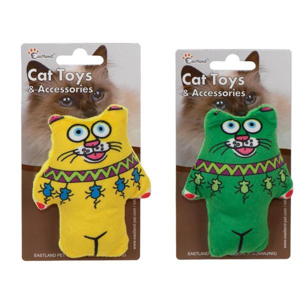 Eastland Kedi Otlu Öten Peluş Kedi 11,5cm - Image 1