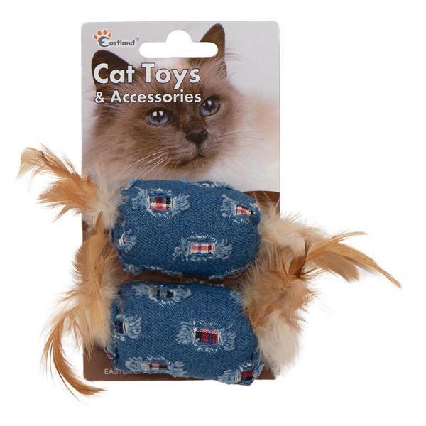 Eastland Öten Catnipli Tüylü Peluş Kedi Oyuncağı 6 - Image 1