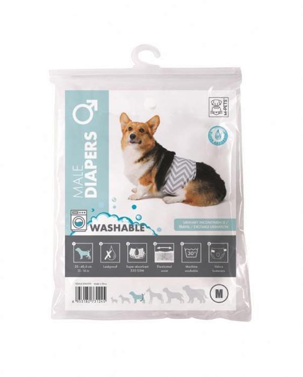 M-Pets Erkek Köpekler İçin Yıkanabilir Külot (M) - Image 1