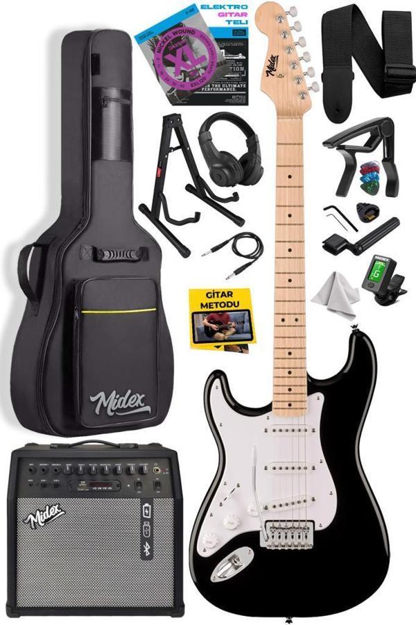 Midex RPH-31WB-50AMP Solak Elektro Gitar 50W Amfili Full Set - Image 1