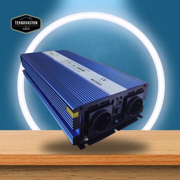 Alpex 1000 Watt 12 Volt Ups (Şebeke Şarjlı) Tam Sinüs İnvertör - Image 1
