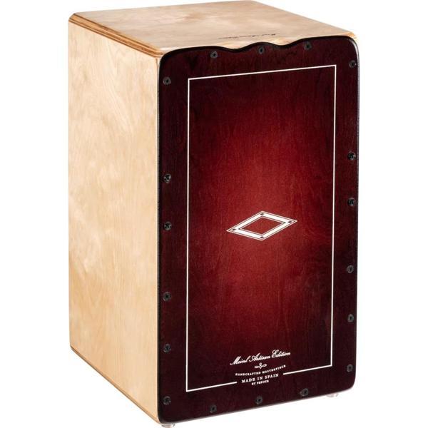 Meinl AETLRF Line Artisan Edition Flamenco Solea Line Cajon (Dark Red Burst) - Image 1