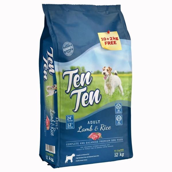 Tenten Kuzu Etli ve Pirinçli Yetişkin Köpek Maması 12 kg - Image 1