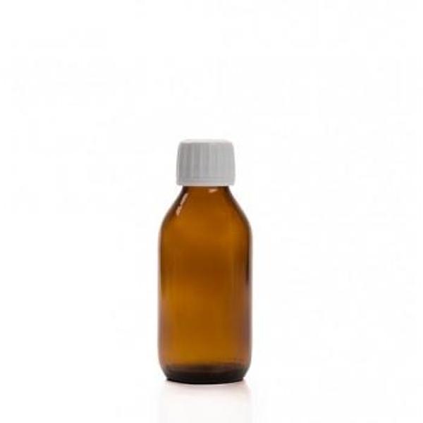 Şişe Amber Cam 100 Ml - Kahverengi Ecza Numune Şişesi 100cc Kapaklı - Image 1