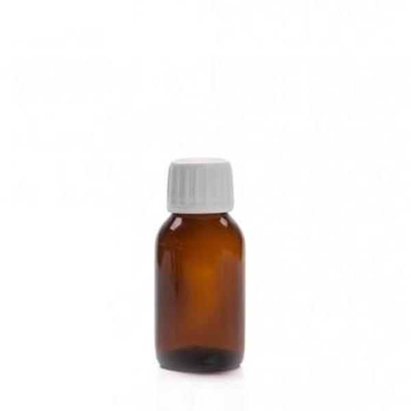 Şişe Amber Cam 50 Ml - Kahverengi Ecza Numune Şişesi 50cc Kapaklı - Image 1