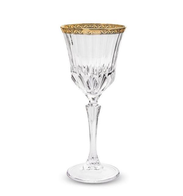 RCR Adagio 6'lı Altın Rimli Kadeh Seti 280 ml 000001000167897001 - Image 1