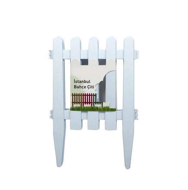 Omnipazar SO-IBC2 Eko İstanbul Bahçe Çiti 4'lü Set 40x59 cm Beyaz - Image 1