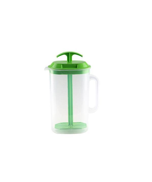 Omnipazar SY-4563 Plastik Oval Ayran Sürahi 1,75 lt Yeşil  - Image 1
