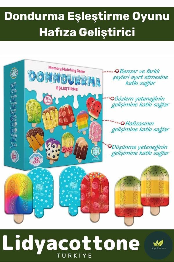 Premium Algıyı Yükselten Eğlendiren Çocuk El Göz Koordinasyonu Dondurma Hafıza Eşleştirme Oyunu - Image 1