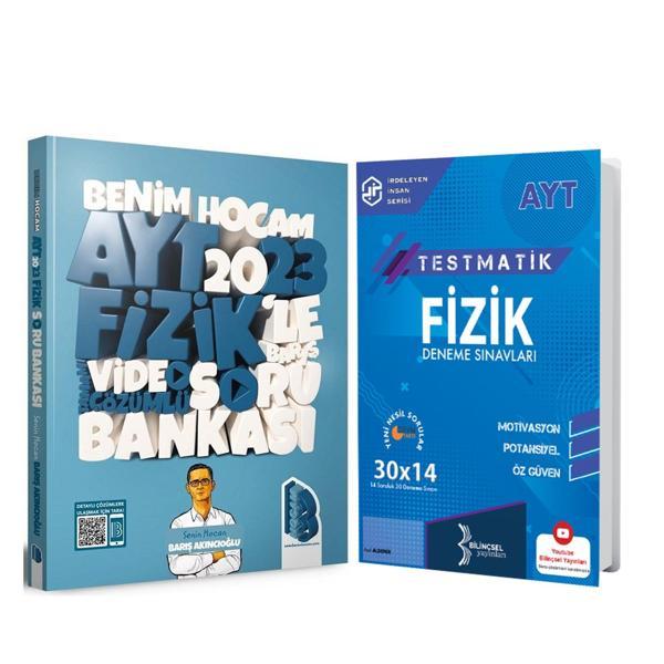 Benim Hocam 2023 AYT Fizik Soru Bankası ve Bilinçsel Deneme Seti 2 Kitap - Bilinçsel Yayınları - Image 1