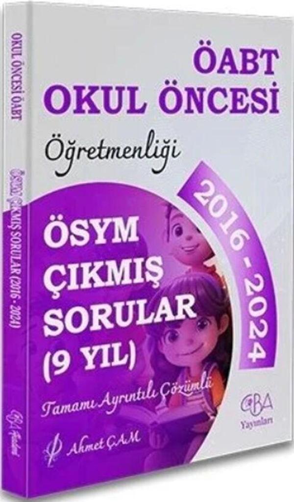 ÖABT MEB AGS Okul Öncesi Öğretmenliği Çıkmış Sorular Son 9 Yıl Çözümlü CBA Yayınları - CBA Akademi Yayınları - Image 1