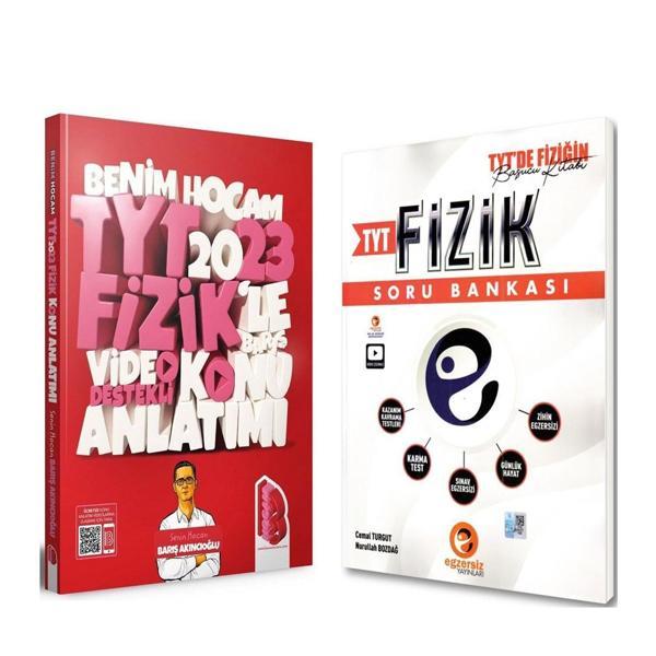 Benim Hocam 2023 TYT Fizik Video Destekli Konu ve Egzersiz Soru Bankası Seti 2 Kitap - Egzersiz Yayınları - Image 1