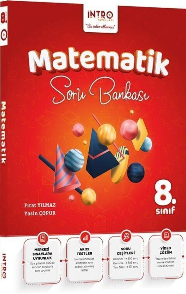 8. Sınıf Matematik Soru Bankası İntro Yayınları - İntro Yayın - Image 1