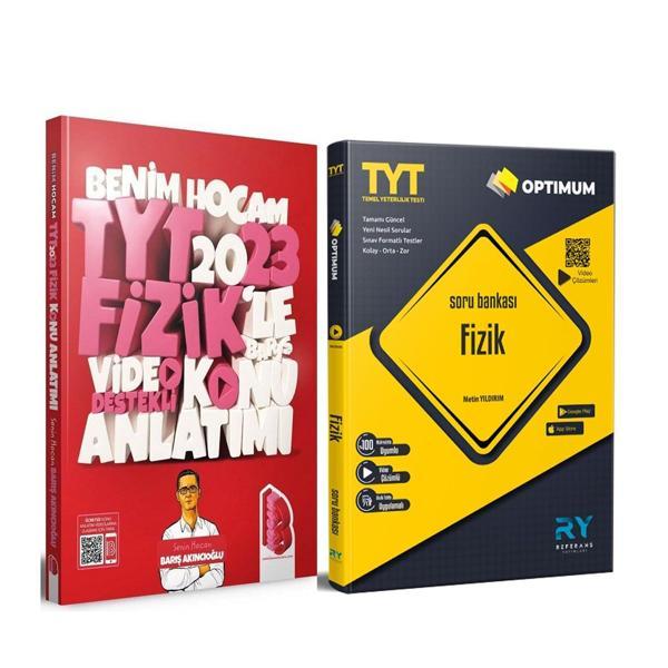 Benim Hocam 2023 TYT Fizik Video Destekli Konu ve Referans Soru Bankası Seti 2 Kitap - Referans Yayınları - Image 1