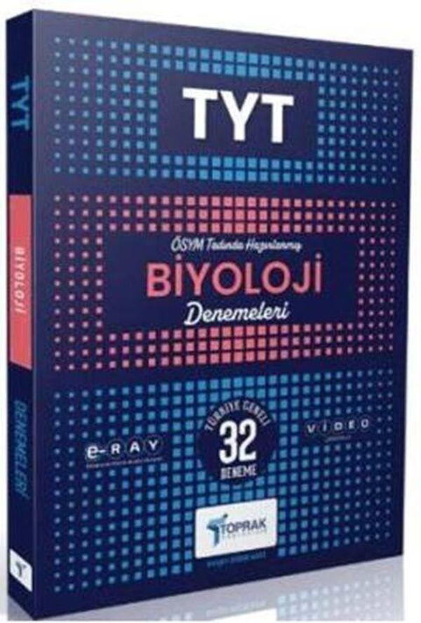TYT Biyoloji 32 li Deneme Kitabı Toprak Yayıncılık - Toprak Yayınları - Image 1