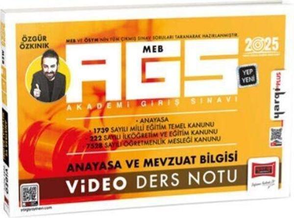 2025 MEB AGS Anayasa ve Mevzuat Bilgisi Video Ders Notu Yargı Yayınları - Yargı Yayınları - Image 1