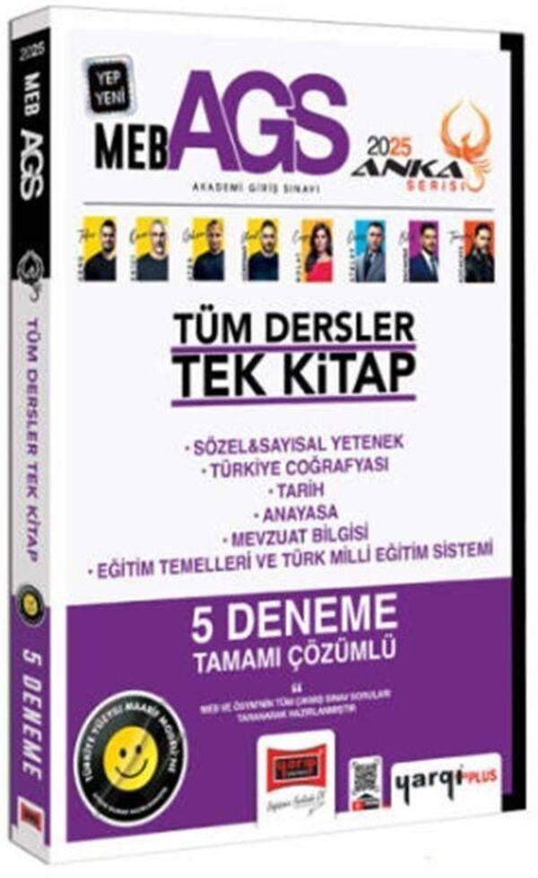 2025 MEB AGS Anka Serisi Tüm Dersler Tamamı Çözümlü 5 Deneme Yargı Yayınları - Yargı Yayınları - Image 1