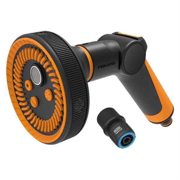 Fiskars 1065492 Çok Fonksiyonlu Sulama Tabancası + Stoplu Hortum Bağlantısı - Image 1