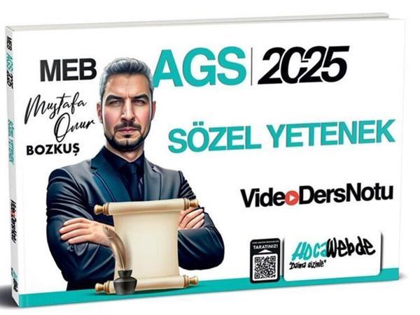 2025 MEB AGS Sözel Yetenek Video Ders Notu HocaWebde Yayınları - Yargı Yayınları - Image 1