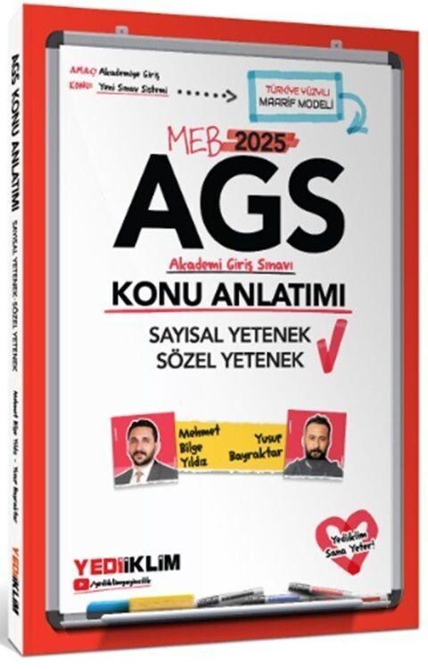 MEB AGS Sözel Yetenek Sayısal Yetenek Konu Anlatımı Yediiklim Yayınları - Yediiklim Yayınları - Image 1