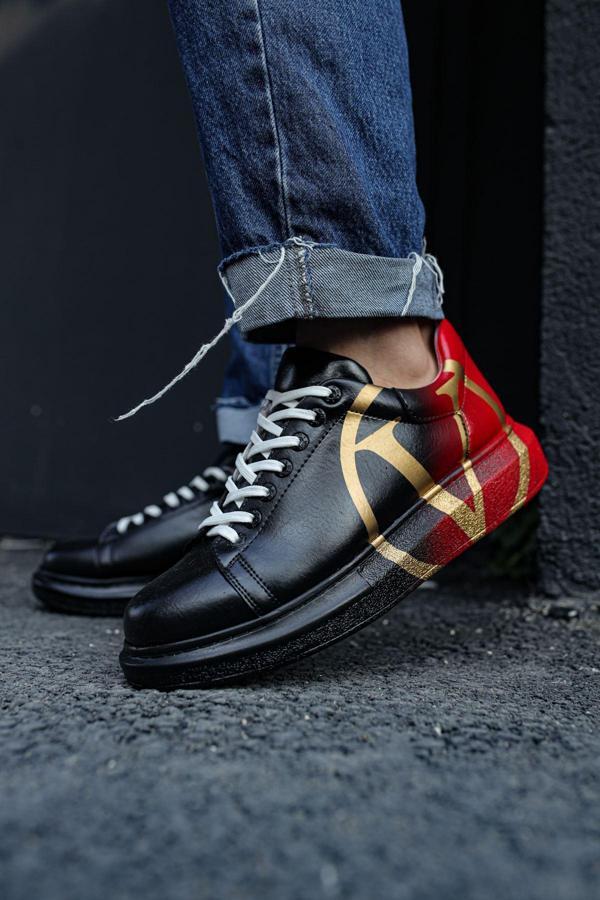 CH254 CBT Pittura Erkek Ayakkabı 411 V  SIYAH / KIRMIZI - Image 1