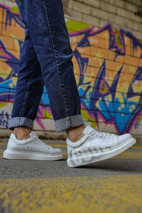 CH254 CBT Pittura Erkek Ayakkabı 434 BEYAZ / GÜMÜS COOL - Image 1