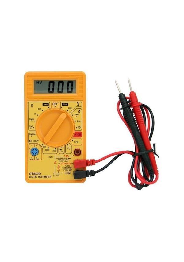 Dijital Avometre Multimetre Ölçü Aleti Dt-830d - Image 1