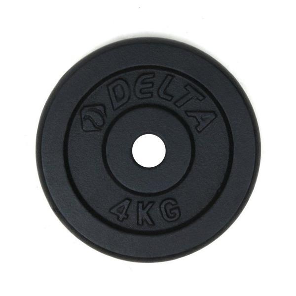 Delta 4 Kg x 2 Adet Siyah Döküm Plaka Çiftli Ağırlık Flanş - Image 1