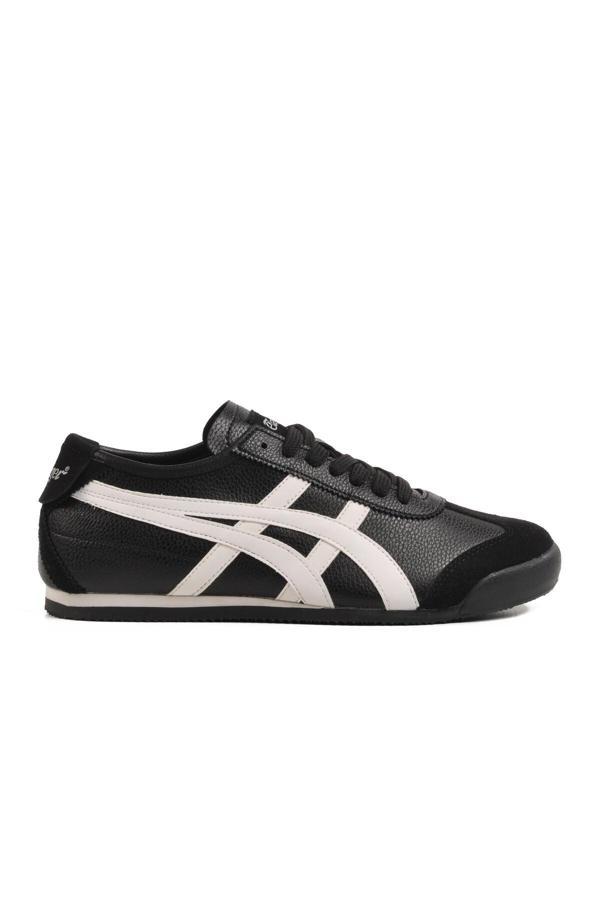 Siyah Bağcıklı Unisex Spor Ayakkabı E-2012 G - Image 1