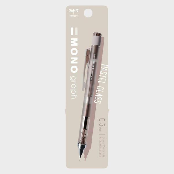 Tombow Mono Graph Pastel Glass Color 0.5mm Mekanik Kurşun Kalem Soft Mocha / DPA-149B - Image 1