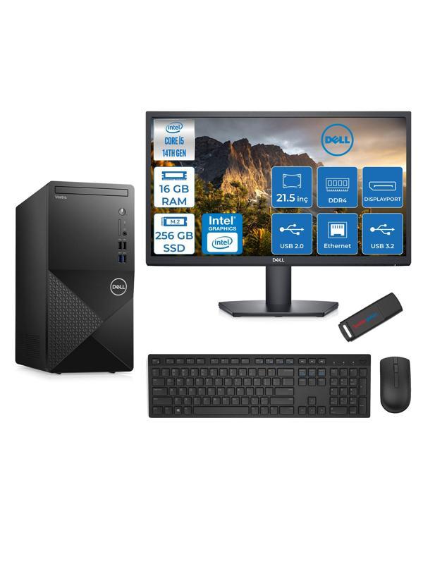 Dell Vostro 3020MT Intel Core I5 14400 16GB 256GB SSD Freedos 21.5 Fhd Monitör Bilgisayar ZTN2042VDT3020MTMF106+ZETTAUSBBELLEK - Image 1