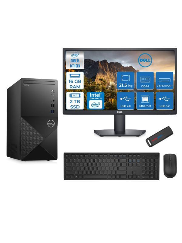 Dell Vostro 3020MT Intel Core I5 14400 16GB 2tb SSD Freedos 21.5 Fhd Monitör Bilgisayar ZTN2042VDT3020MTMF109+ZETTAUSBBELLEK - Image 1