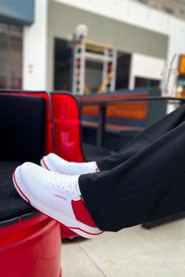 CH075 CBT Signature Erkek Ayakkabı BEYAZ/KIRMIZI - Image 1