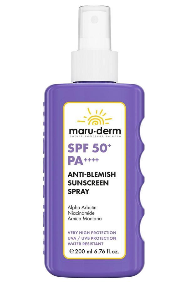 Maruderm SPF 50+ Leke Karşıtı Vücut Güneş Kremi Spreyi 200 ml - Image 1