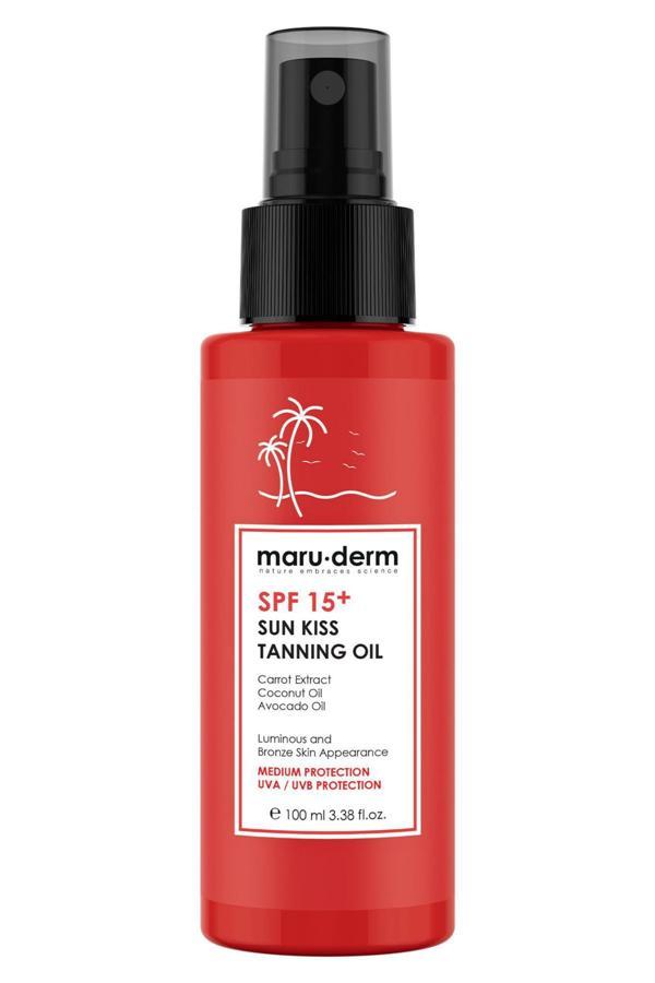 Maruderm SPF15+ Sun Kiss TanningOil 100 ML - Image 1