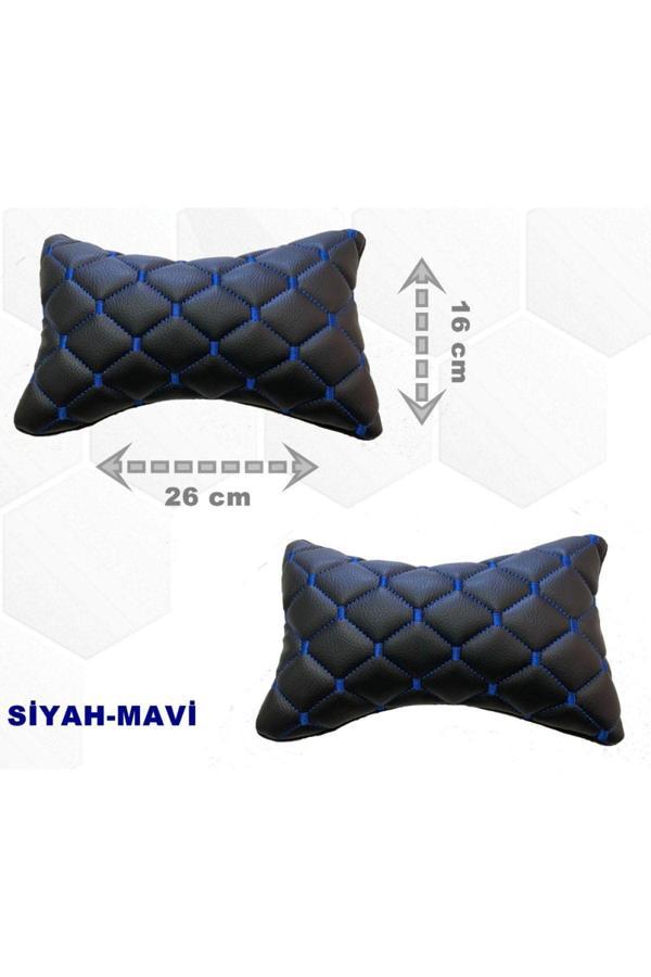 Caraks Citroen Nemo 2008 - 2020 Arası Oto Koltuk Boyunluk Suni Deri Ve Jarse 2 Adet - Image 1