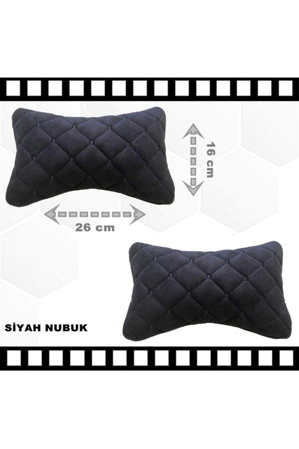 Caraks Citroen C5 Aircross 2018 Sonrası Oto Koltuk Boyunluk Suni Deri Ve Jarse 2 Adet - Image 1